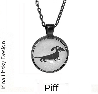 Pendant  Dachshund Dog  / Кулон &quot;Такса&quot;