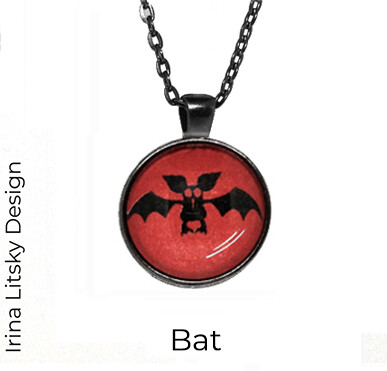 Pendant  Bat  / Кулон &quot;Летучая Мышь&quot;