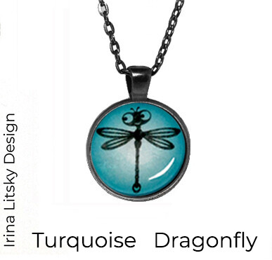 Pendant   Dragonfly  / Кулон &quot;Стрекоза&quot;
