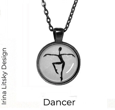 Pendant Dancer / Кулон &quot;Балерина&quot;