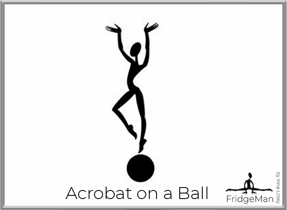 Acrobat on a Ball  / Девочка на шаре