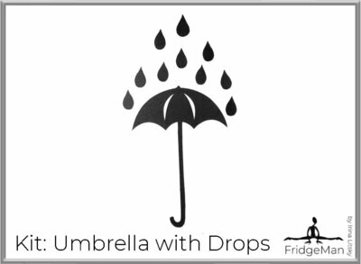 Kit: Umbrella with Drops / Зонтик с каплями