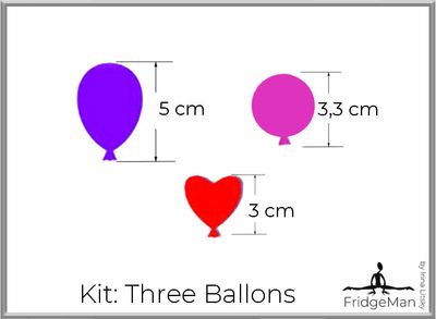 Kit: Three Balloons / 3 воздушных шарика