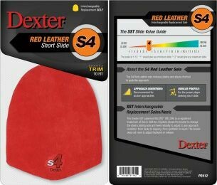DEXTER S4 SOLE RED LEATHER (SHORT SLIDE)