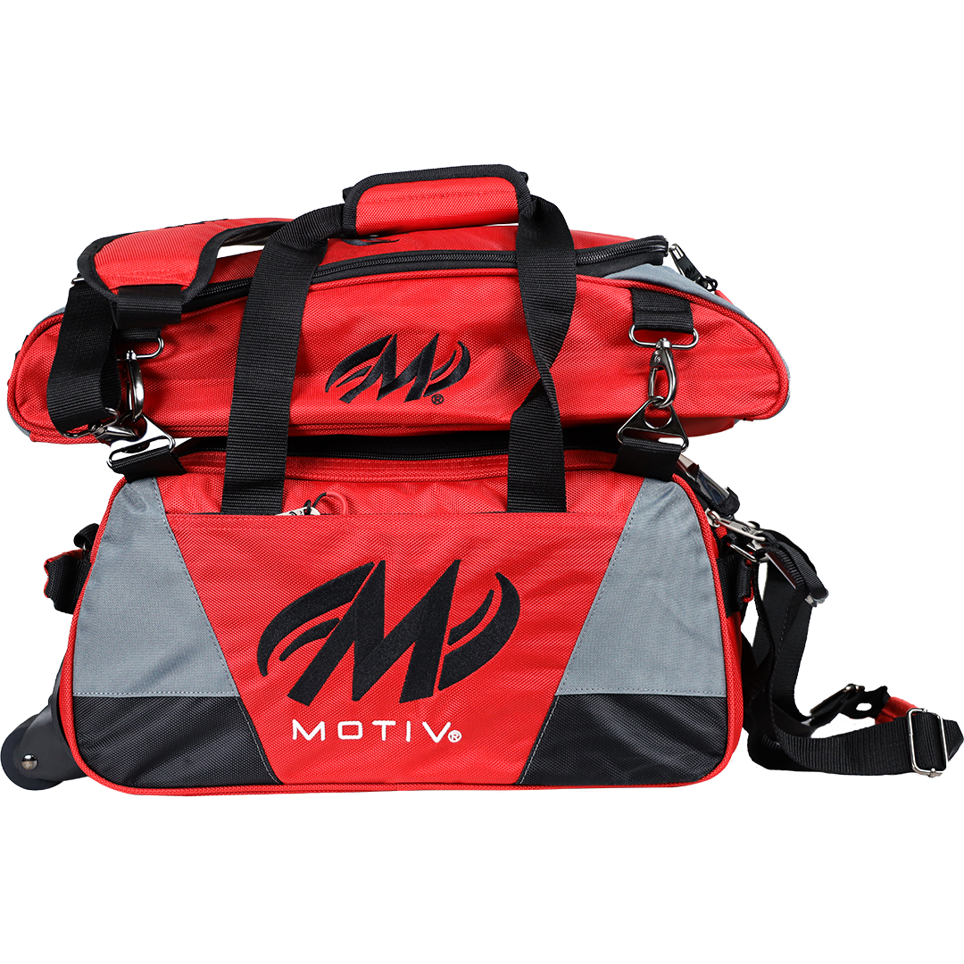 MOTIV BALLISTIX™ 2-BALL TOTE (FIRE RED) CON ZAPATERO