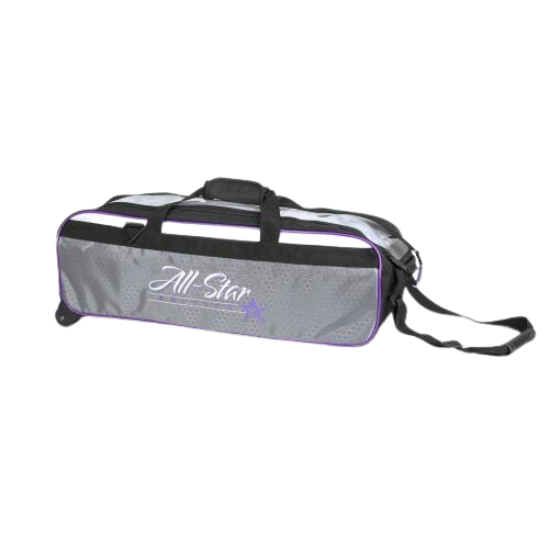 ROTO GRIP 3-BALL TRAVEL TOTE WHITE/PURPLE (sin zapatero)