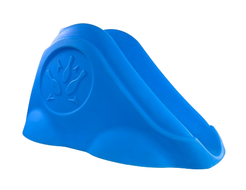 HAPPY BOWLING STACKABLE BALL RAMP (GLOW) - AZUL