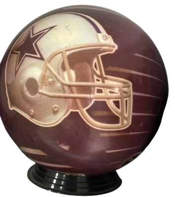 BOLA DALLAS COWBOYS EDICIÓN LIMITADA 2ª MANO TALADRADA 15LBS