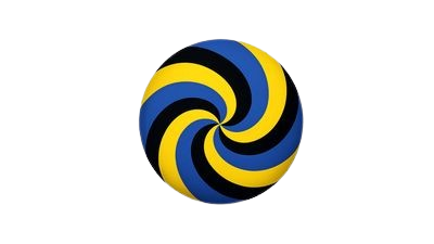 BRUNSWICK Spiral - Yellow/Blue/Black