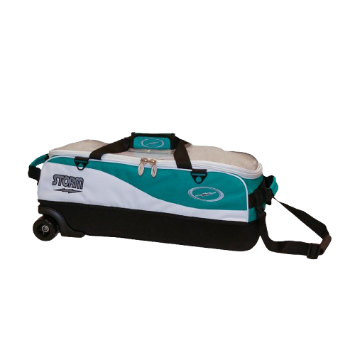 STORM 3-BALL TRAVEL TOTE PRO (WHITE-TEAL)