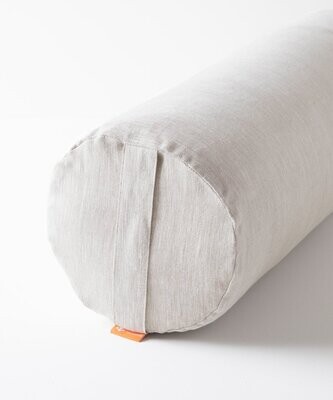 Limited Edition Cylindrical Bolster - Natural Linen