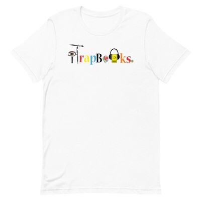 iTrapBooks Black Lettering Short-Sleeve Unisex T-Shirt