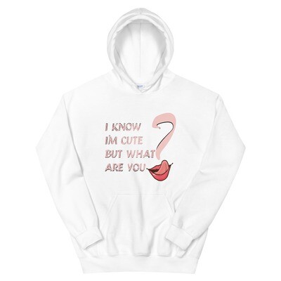 I Know I'm Cute But What Are You? Unisex Hoodie
