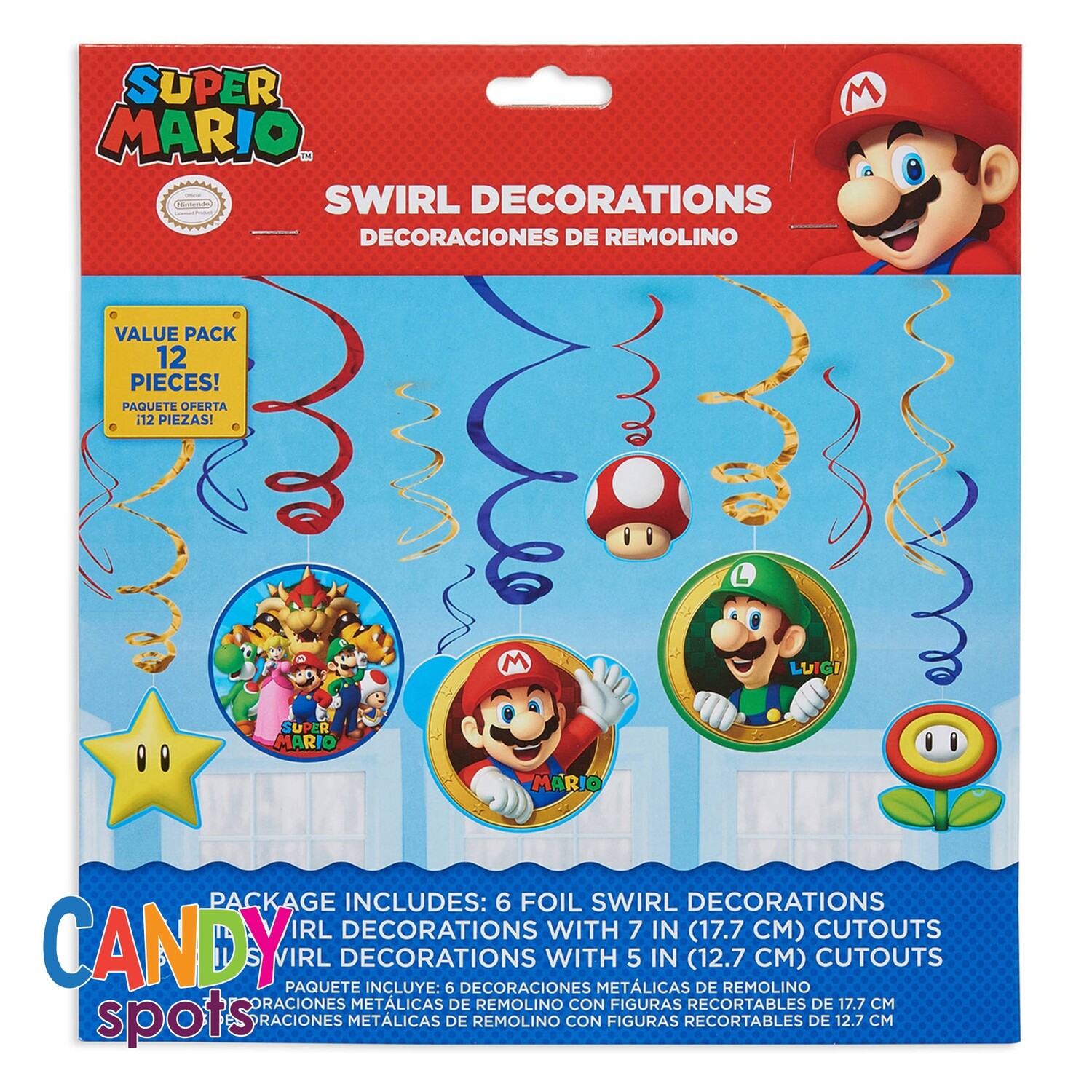 Super Mario Swirl Decoration 12