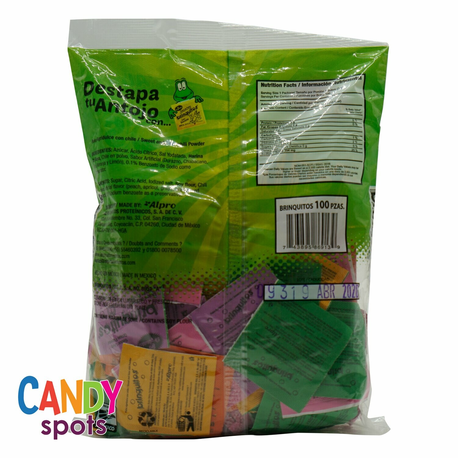 Brinquitos Powder 100 CT