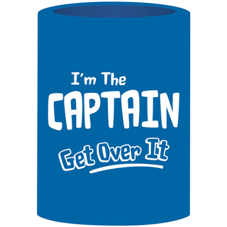 Can Cooler - I'm The Captain - Blue/White