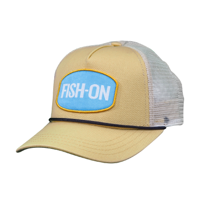 FISH-ON Trucker Hat - Gold