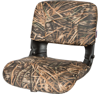 All-Weather High-Back Boat Seat Camo - Mossy Oak Shadow Grass Vinyl