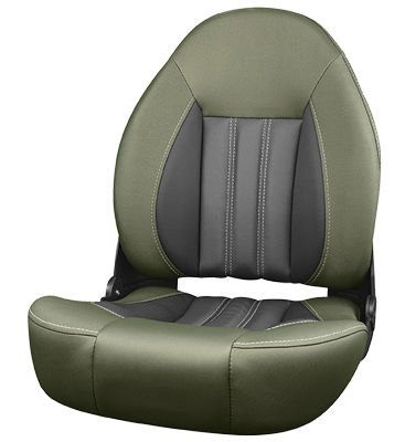 ProBax Orthopedic Limited Edition Boat Seat - Bottle OD Green/Black/Carbon