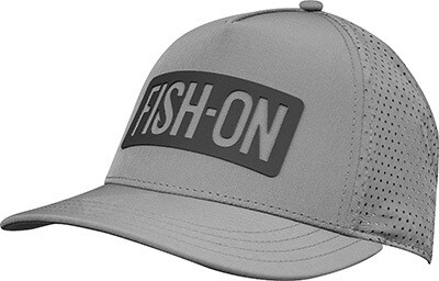 FISH-ON Trucker Hat Curved Bill - Charcoal