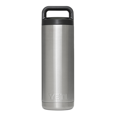 Yeti Rambler 18 Oz. Silver Stainless Steel Insulated Vacuum Bottle