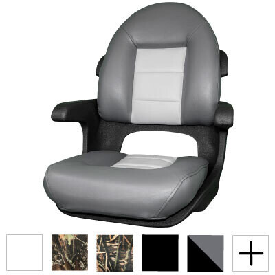 Tempress Probax Orthopedic Boat Seat - Charcoal Gray