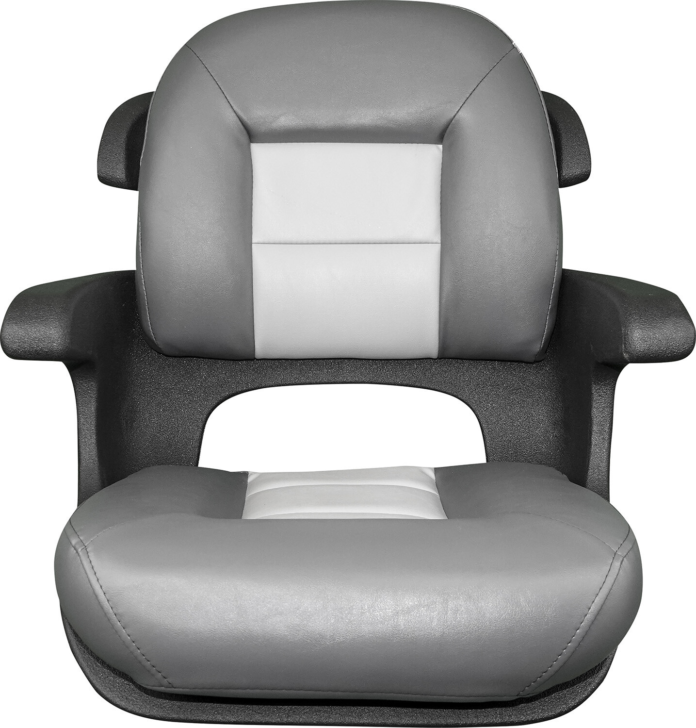 NaviStyle Black & Charcoal High-Back Boat Seat by Tempress at