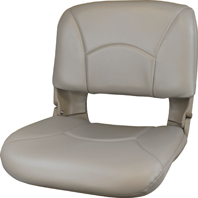 All-Weather™ High-Back Boat Seat &amp; Cushion Combo - Stone