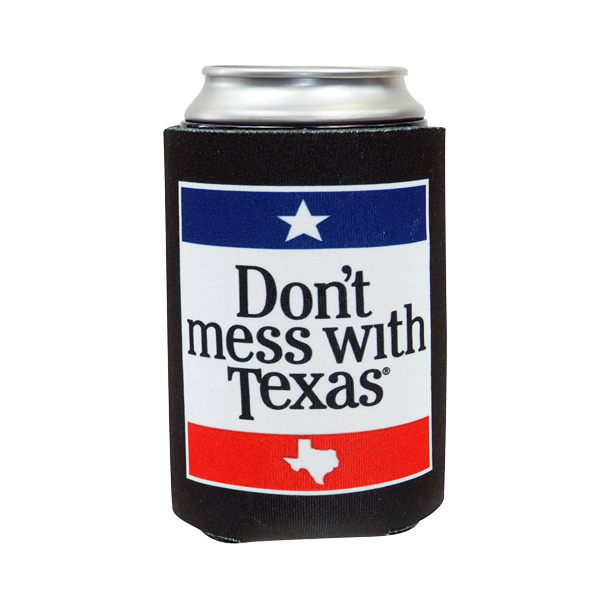 Can Cooler - Don't Mess With Texas Black