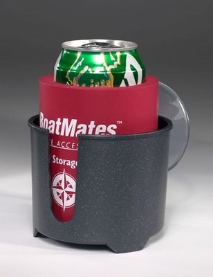 Drink Holder with Can Cooler - Graphite