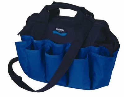 Widemouth Tool Tote - Black/Blue