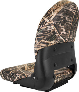 NaviStyle High-Back Camo Boat Seat - Mossy Oak Shadow Grass - Vinyl