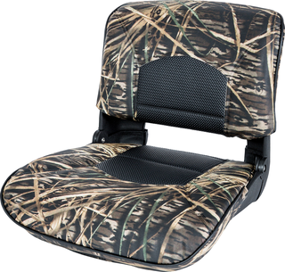 TEMPRESS Profile™ Guide Series Boat Seat & Cushion Combo - Mossy Oak Shadow Grass / Black Perf