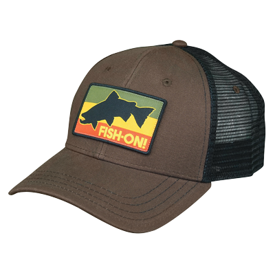 FISH-ON! Hat - Trout Tan/Black