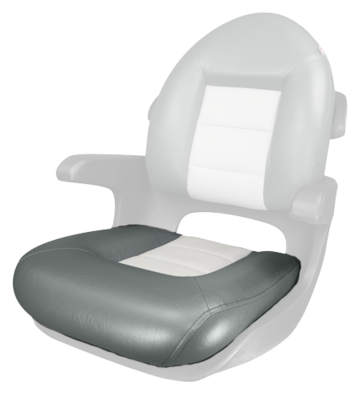 TEMPRESS Elite Helm Seat Bottom Cushion ONLY - Charcoal/Gray