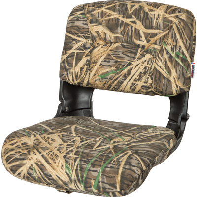 All-Weather High-Back Boat Seat Camo - Mossy Oak Shadow Grass - Cordura