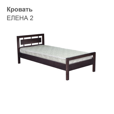 Кровать ЕЛЕНА 2 (с двумя спинками)