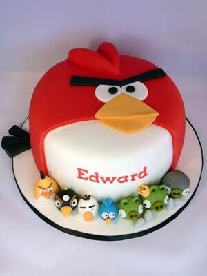 Big Red and Friends Angry Birds Cake
