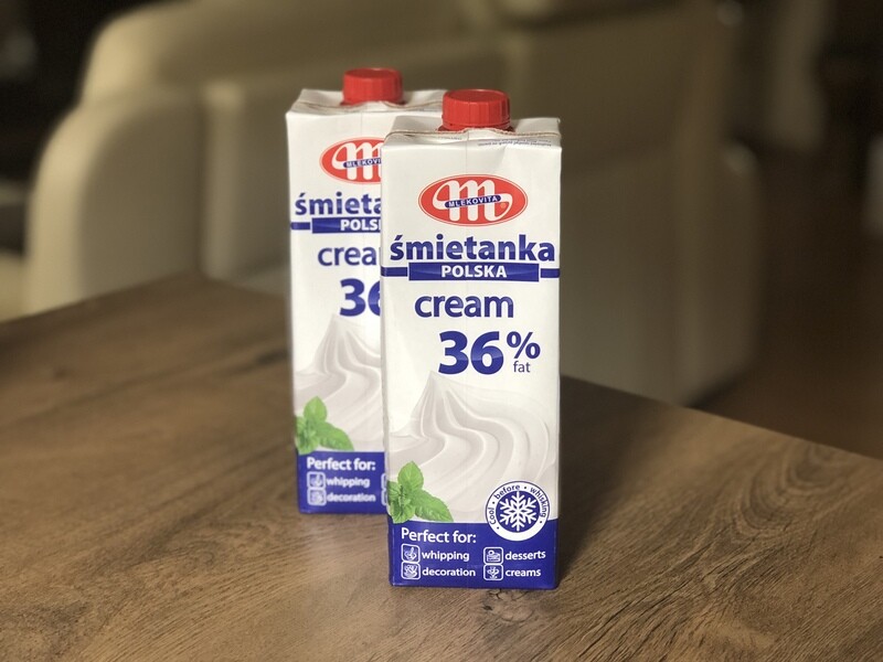 Вершки Smietanka 36% (Польща), 1 л.