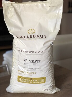 Білий шоколад Velvet 32% Callebaut, 10 кг.