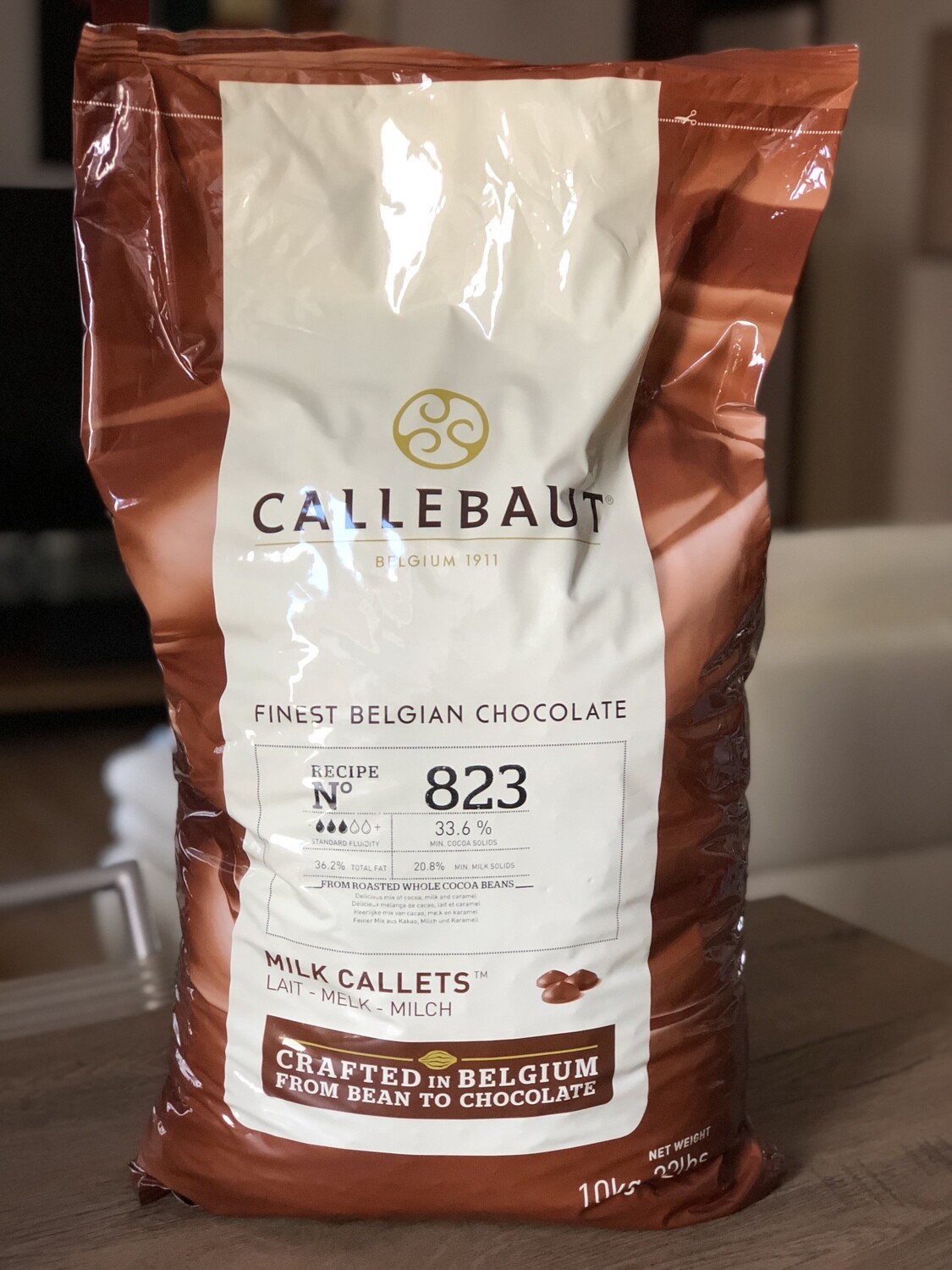Молочний Шоколад № 823 Callebaut, 10 кг.