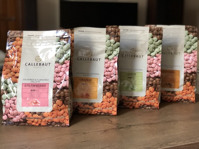 Шоколад зі смаком лимону Callebaut, 100 г.