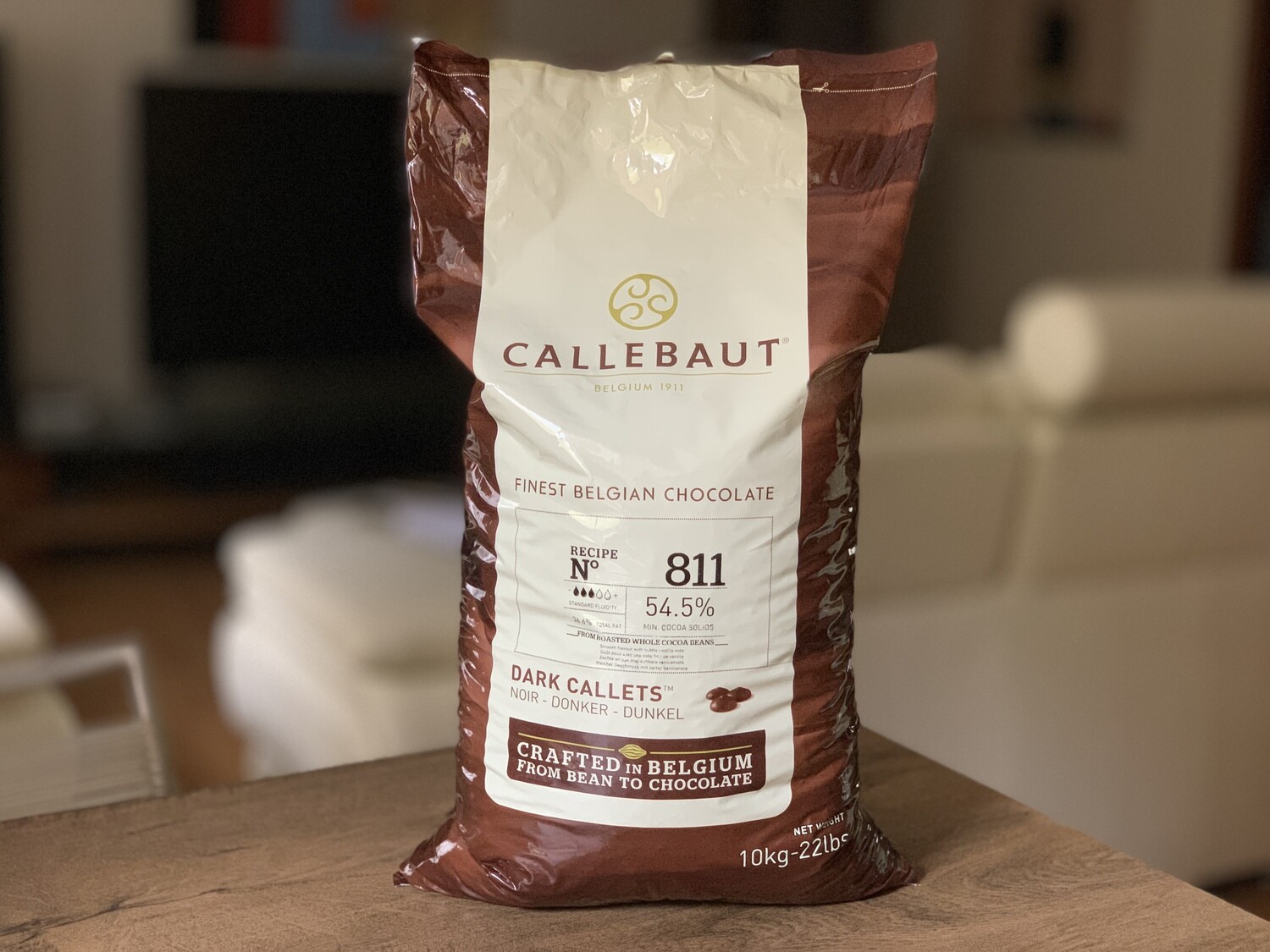 Чорний шоколад № 811 Callebaut, 10 кг.