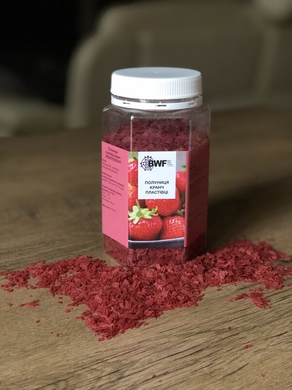 Полуниця міні кранч пластівці, 20 г.