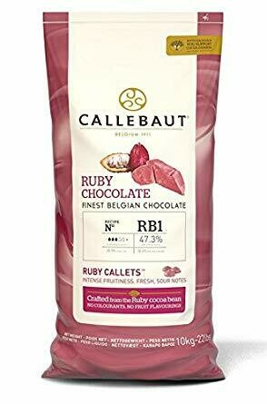 Кольоровий Шоколад Ruby - RB1 Callebaut, 100 г.