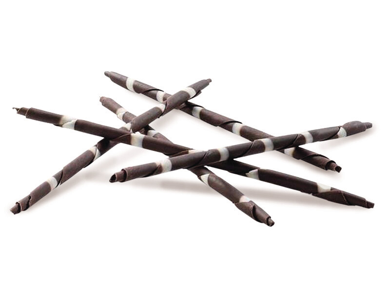 Шоколад черний/білий олівці, 107 мм, 0,4 кг.