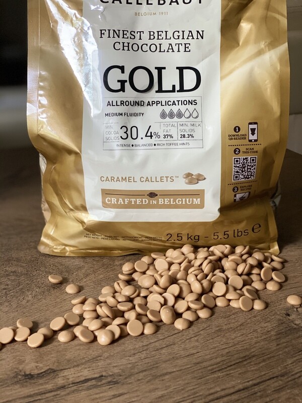Карамельний шоколад Gold Callebaut, 100 г.