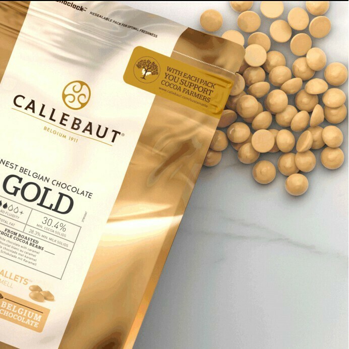 Карамельний шоколад Gold Callebaut, 100 г.