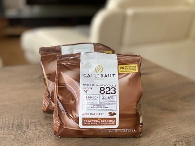Молочний Шоколад № 823 Callebaut, 400 г.