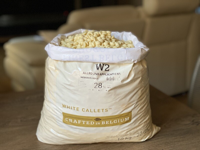 Білий шоколад  N° W2 Callebaut, 1 кг.